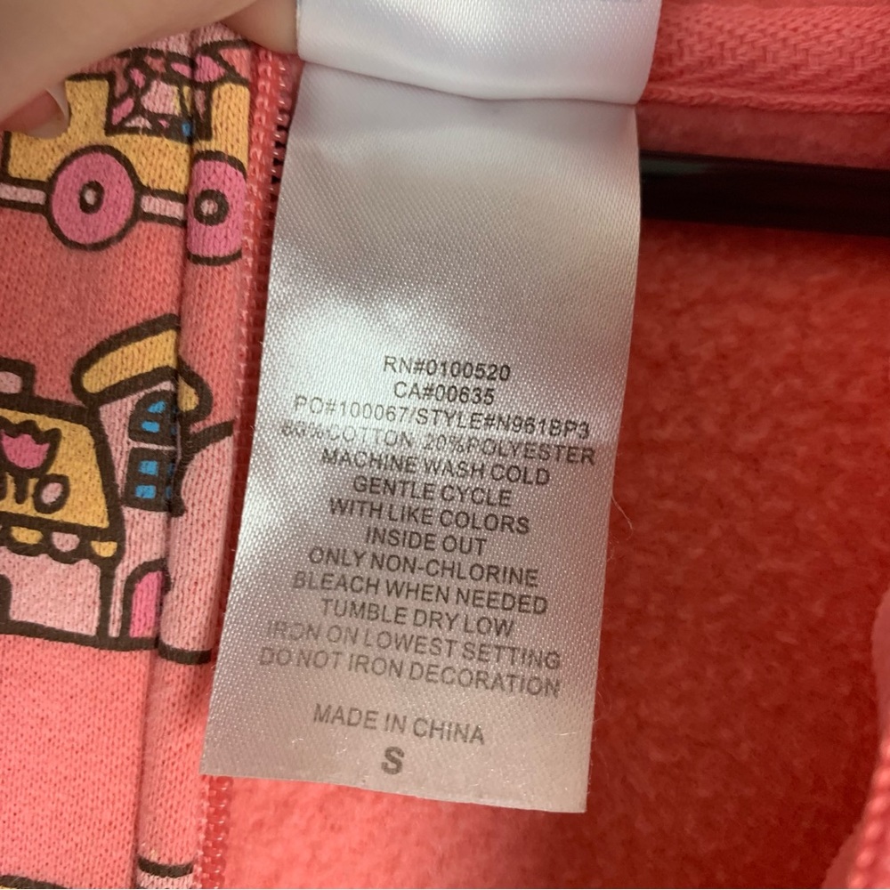 Hello kitty full zip hooded jacket size small y2k - Picture 5 of 6